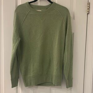 Women’s Green Sweater cashmere 100%